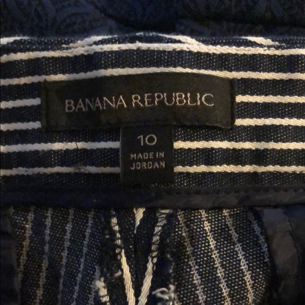 Banana Republic Sloan striped trousers